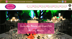 Desktop Screenshot of banquetesmonicadelrisco.com